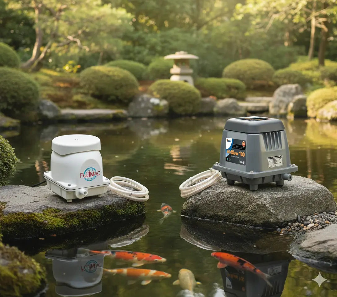 Comment choisir sa pompe à air pour un bassin à carpes koï ? Koi Brothers