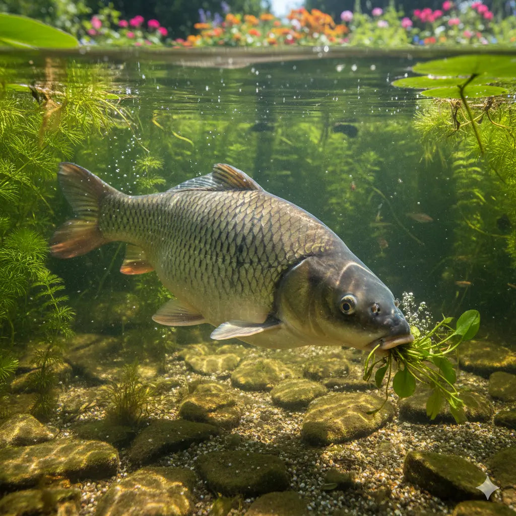 Les carpes Amour mangent-elles les algues dans un bassin ? Koi Brothers