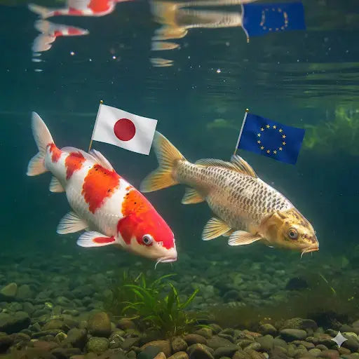 Carpes koi japonaises ou européennes : quelles différences ? Koi Brothers