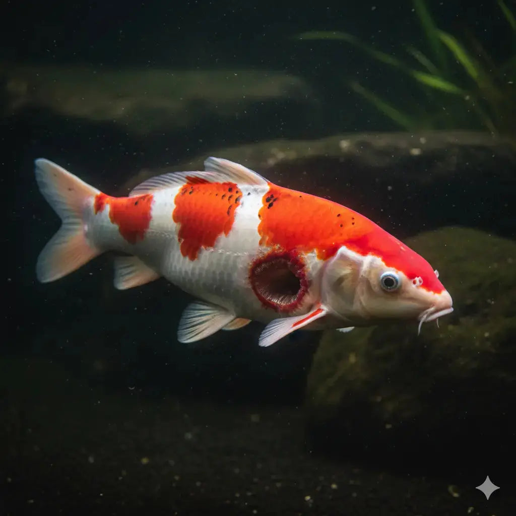 Bactéries Pseudomonas ou Aeromonas chez les carpes koï : symptômes et traitement Koi Brothers