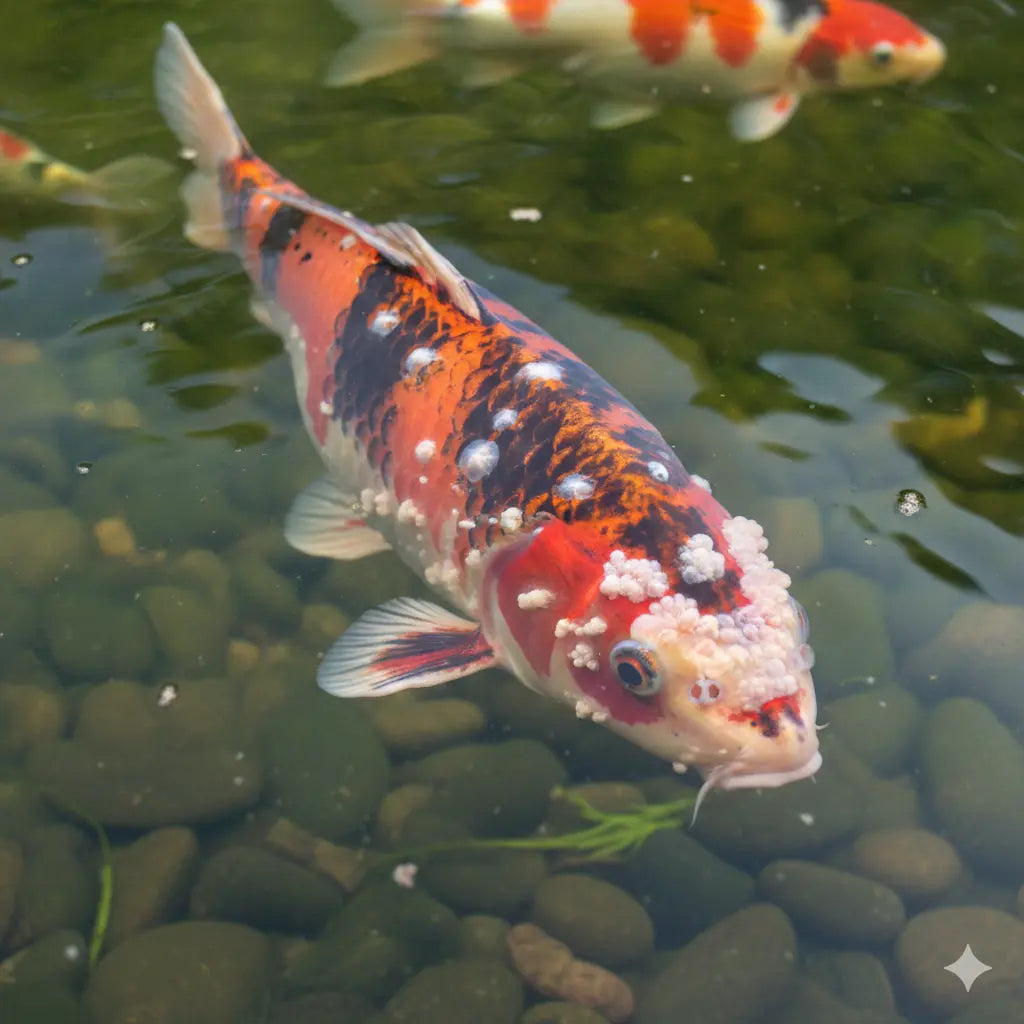 Le virus de la variole chez les carpes koï : symptômes et traitement Koi Brothers