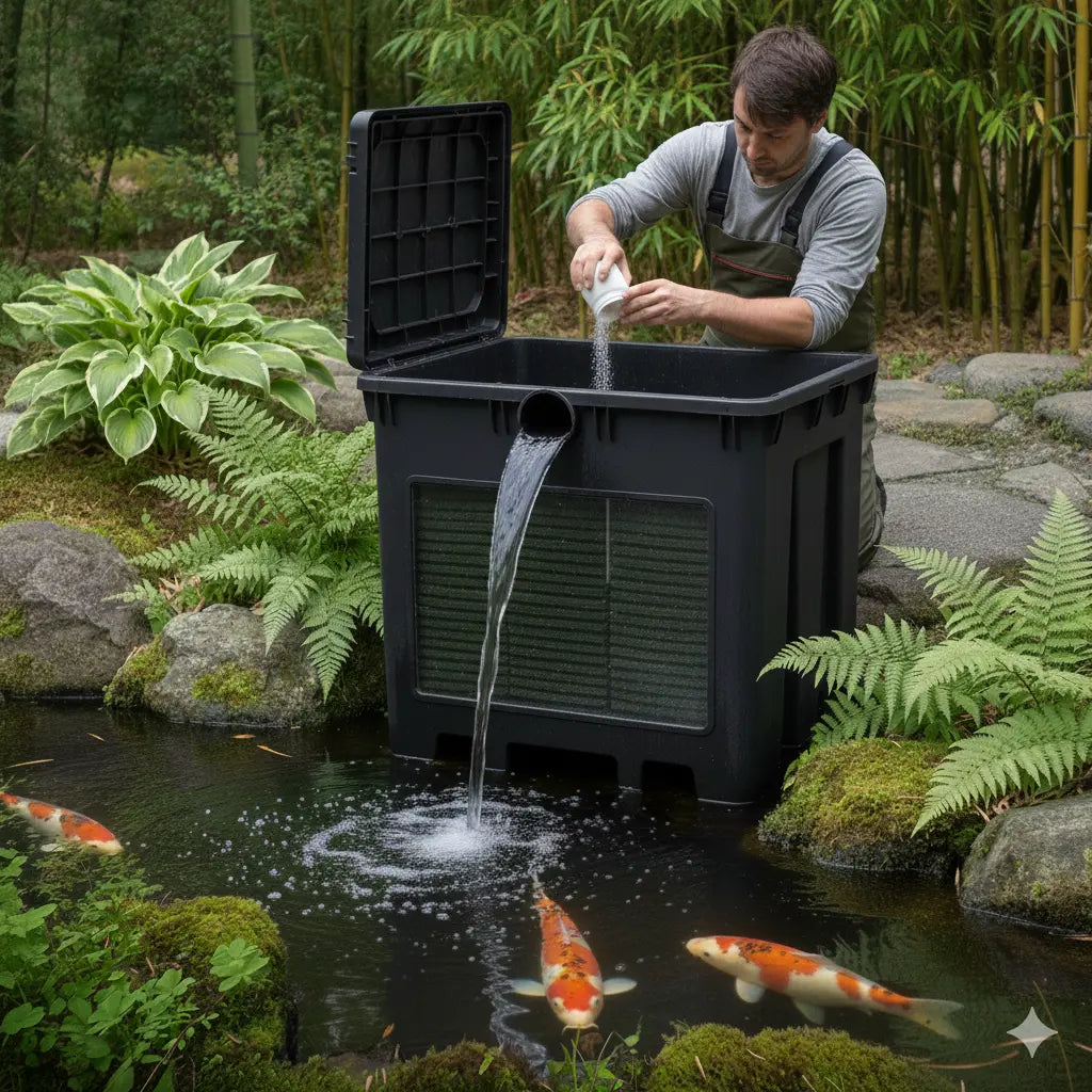Pourquoi mettre des bactéries dans un bassin à carpes koï Koi Brothers