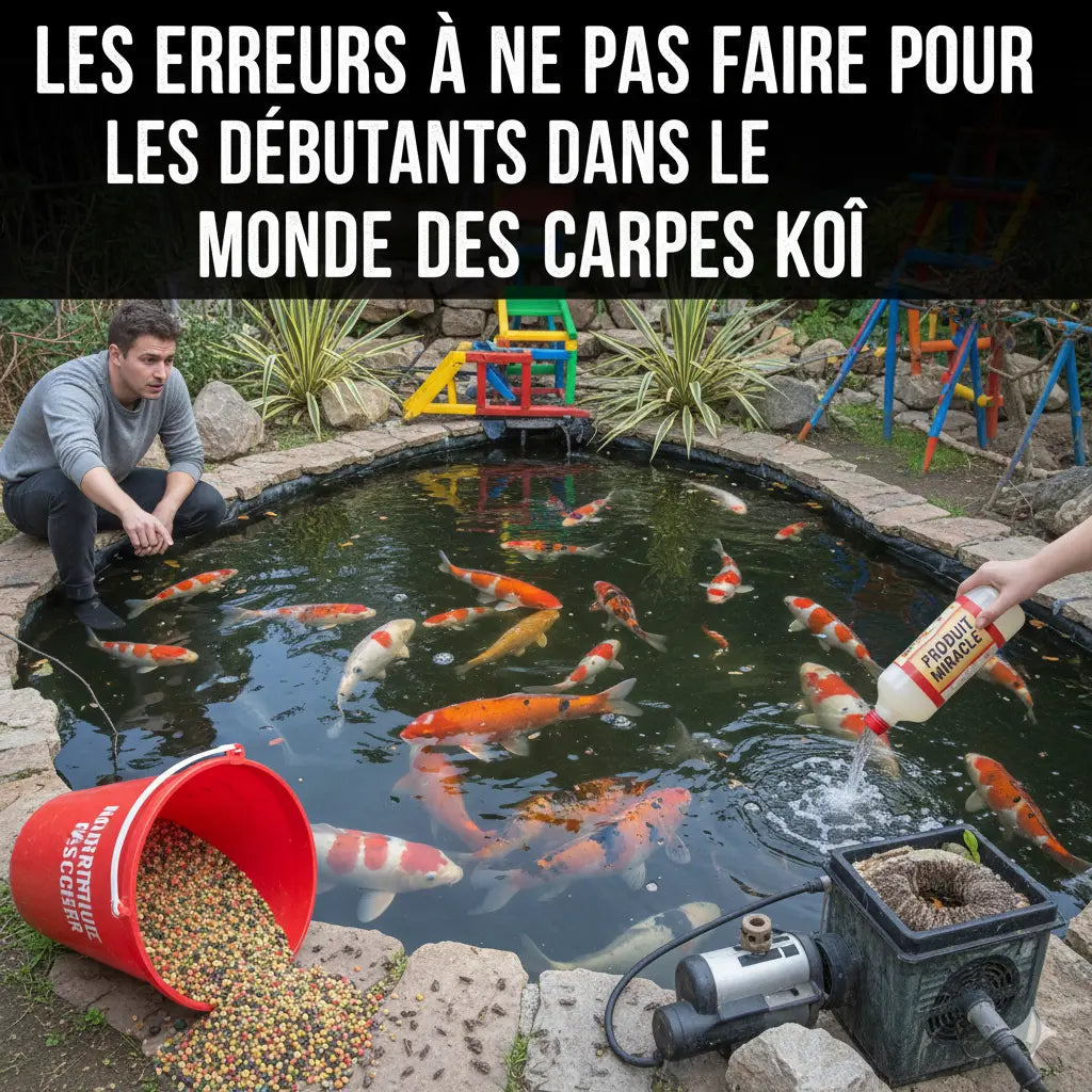 Les erreurs courantes chez les débutants dans les bassins Koi Brothers