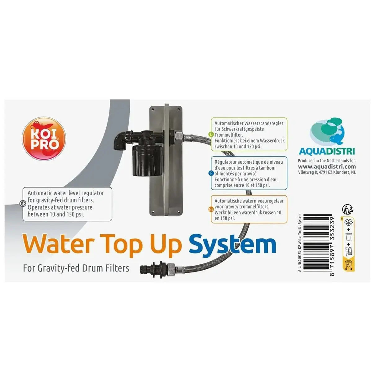 Koi Pro Water Top-Up System KOI PRO