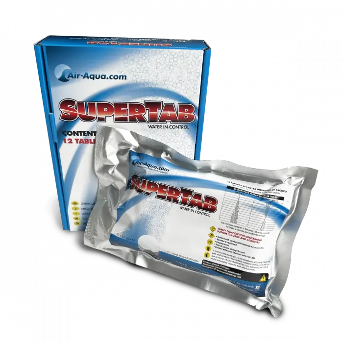 SuperTab - Dioxyde de chlore - 12 Tabs x 20 grammes - 10% AIR-AQUA