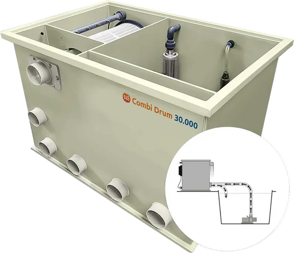 KOI PRO
Combi Drum 30000 Pompage